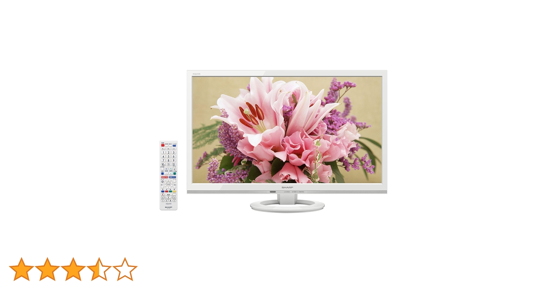 AQUOS 24インチ 液晶テレビ LC-24K30 Amazon | シャープ AQUOS 液晶テレビ 24型 ホワイト系 LC-24K30